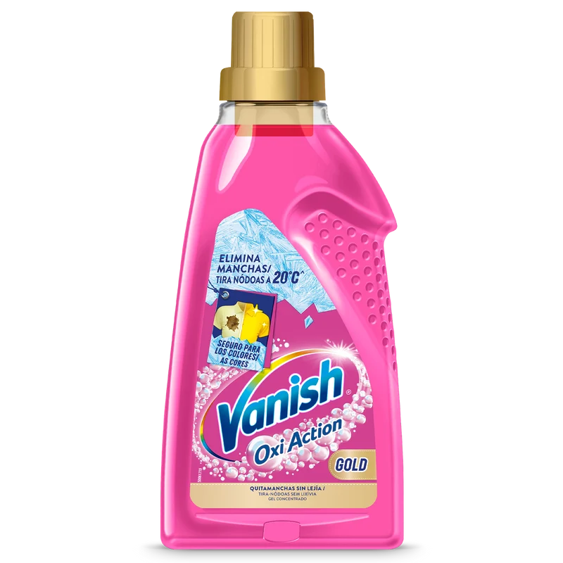Quitamanchas gel gold pink Vanish 690ml