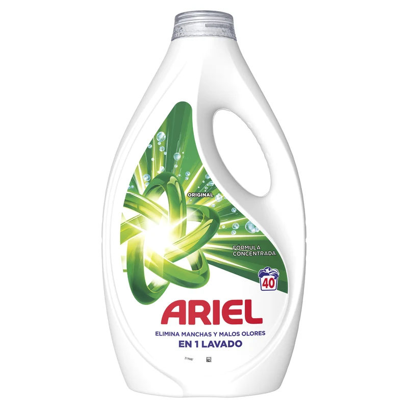 Detergente líquido original Ariel 40d