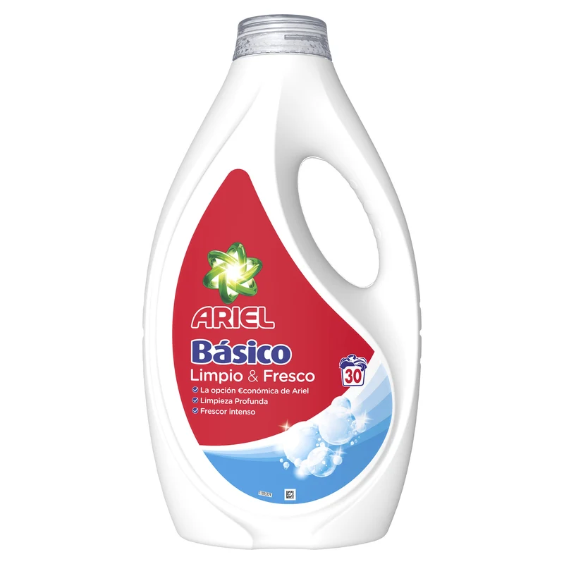 Detergente líquido basico Ariel 30u