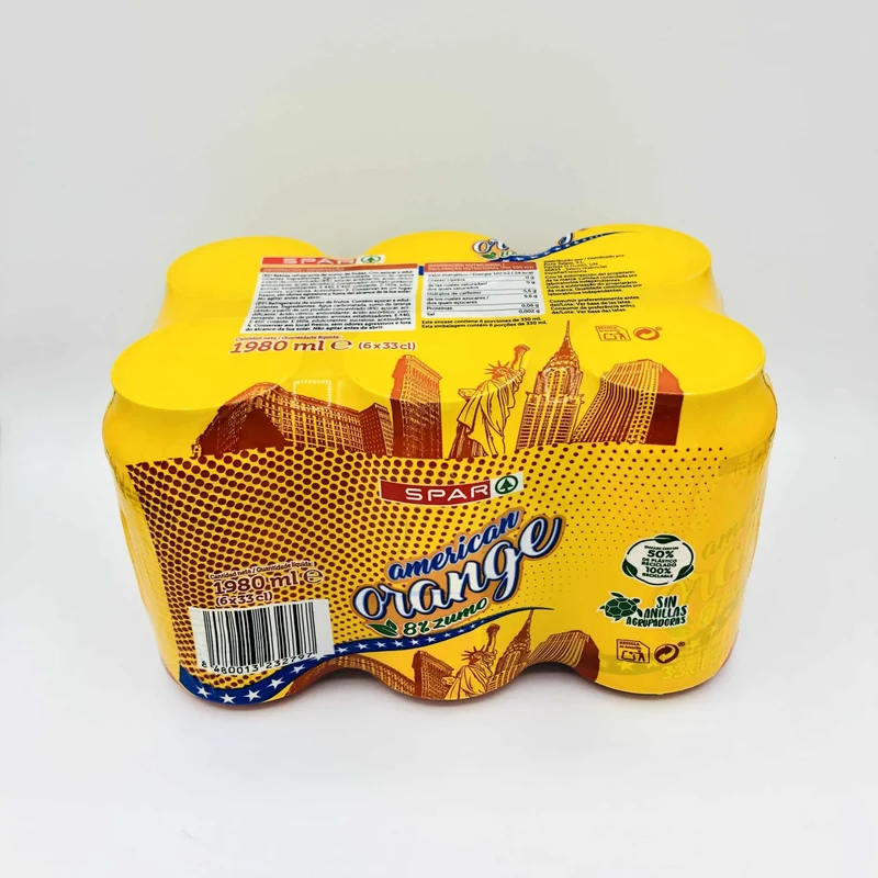 American Naranja SPAR 6x33cl