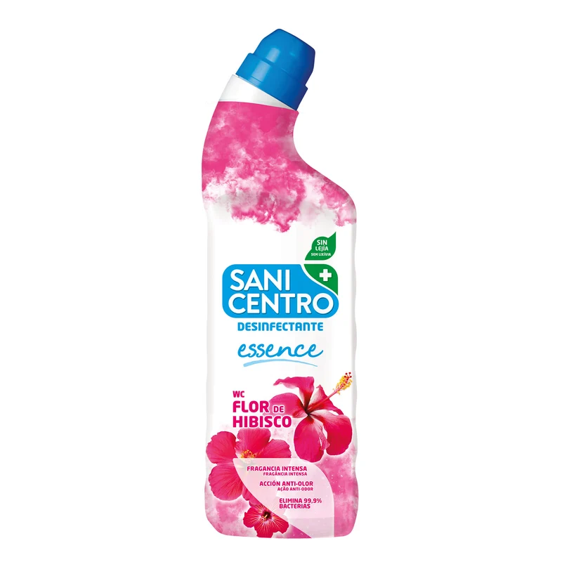 Limpiador wc gel flor de hibisco Sanicentro 750+250ml