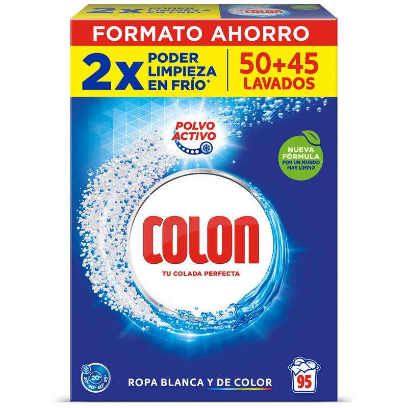 Detergente polvo Colon 50+45d