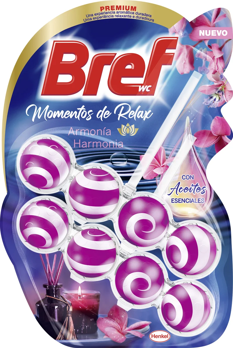 Limpiador wc relax armonia Bref 2x50g
