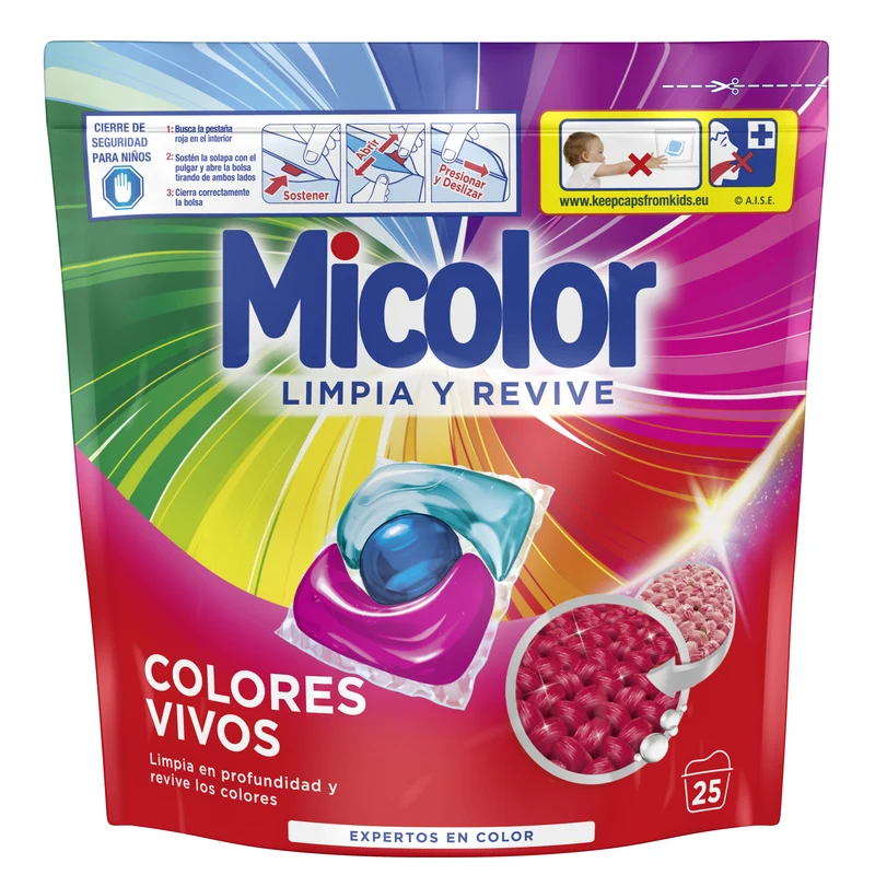 Detergente cápsulas triocaps Micolor 25d