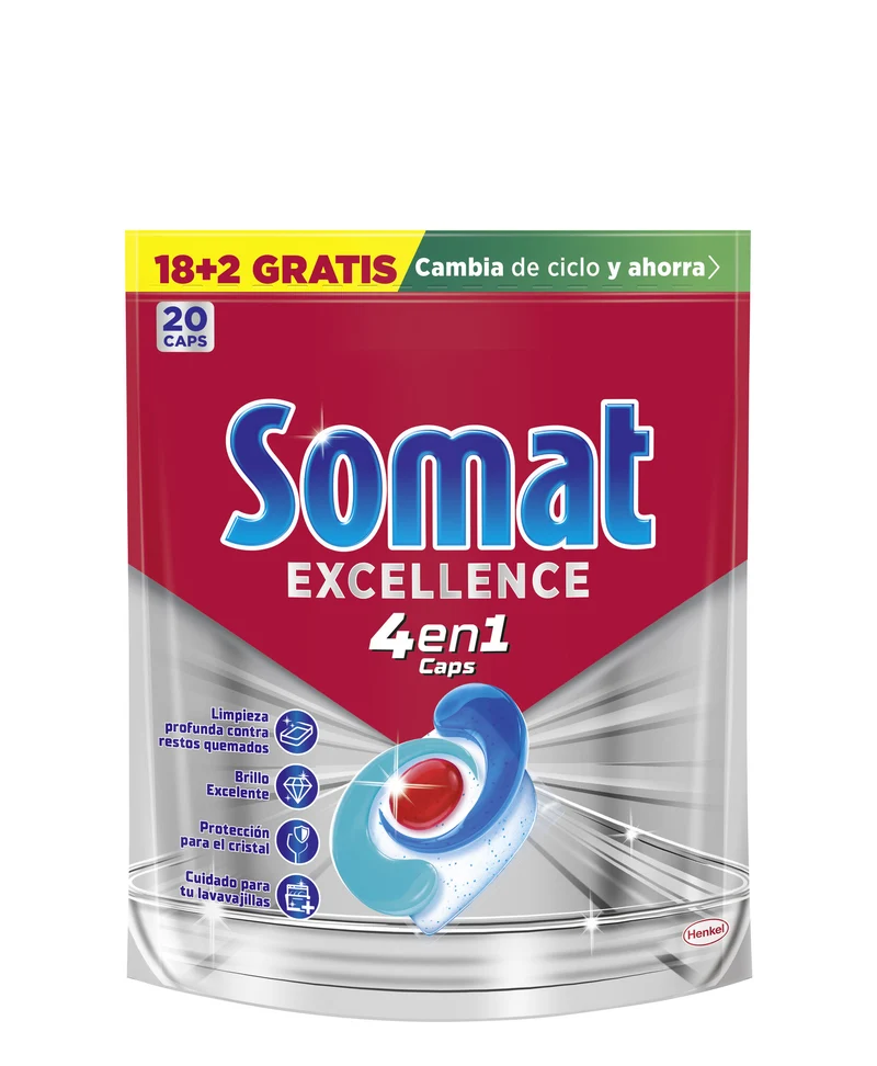 Lavavajillas maquina excellence 4en1 Somat 18+2d