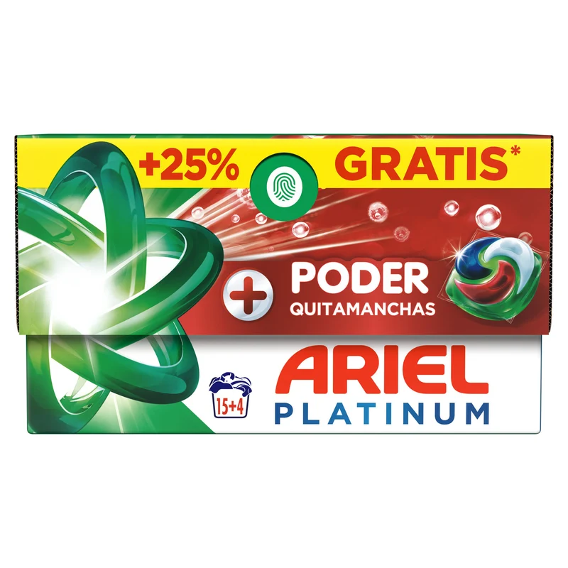 Detergente capsulas ultra oxi Ariel all in 1 19d