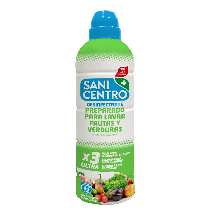 Desinfectante fruta y verdura Sanicentro 750ml