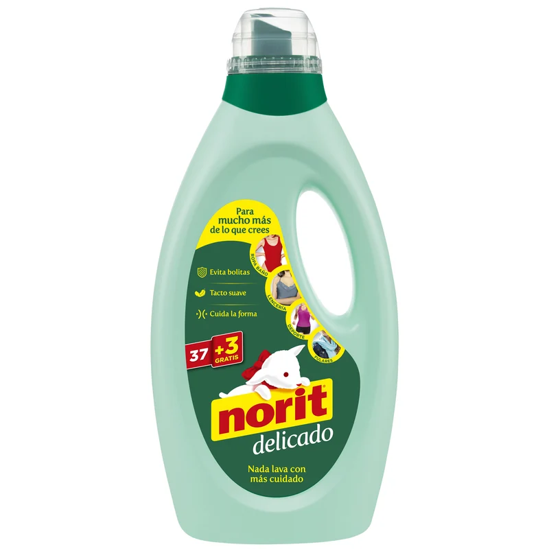 Detergente ropa delicadas verde Norit 37d