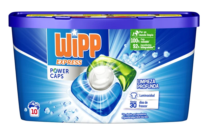 Detergente power caps Wipp express 10d