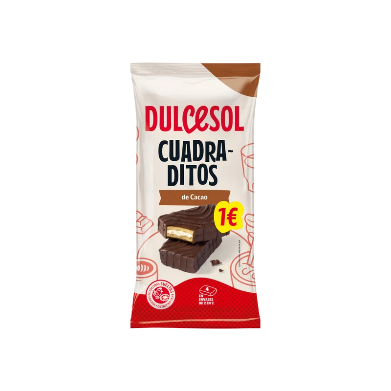 Dulcesol Cuadraditos de Cacao