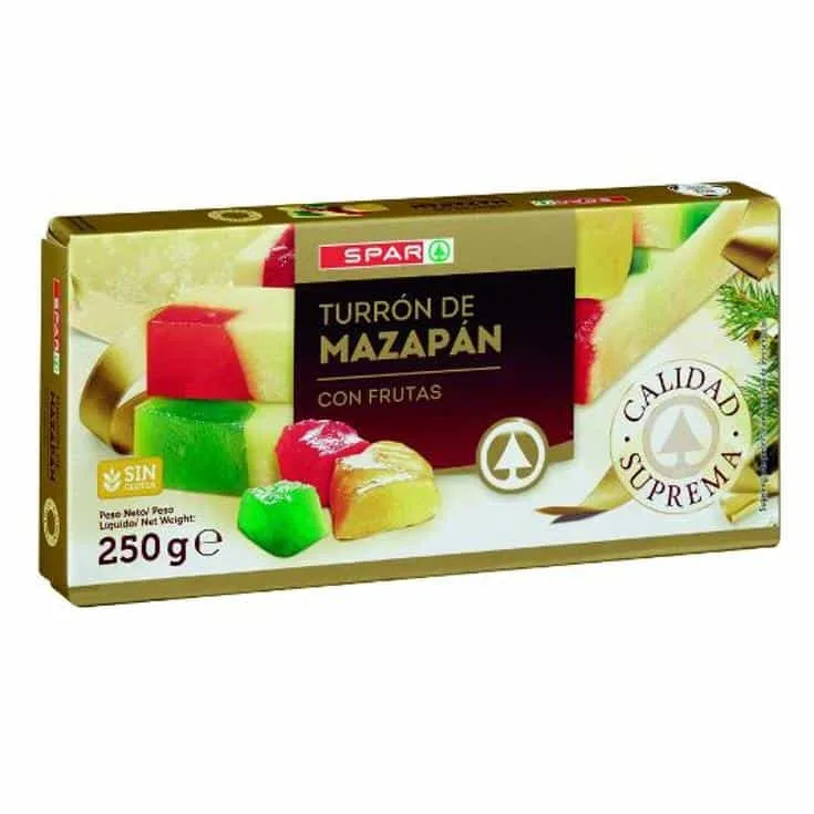Turrón de Mazapan con Frutas SPAR