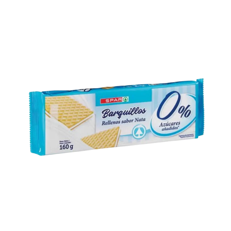Barquillos de Nata SPAR Sin Azúcar