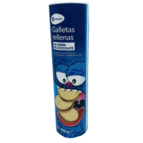 Galletas Rellenas de Crema de Chocolate Coaliment 500g