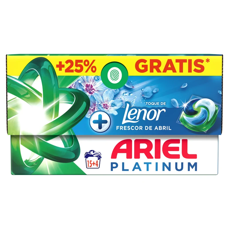 Detergente cápsula active 3en1 pods Ariel 19d