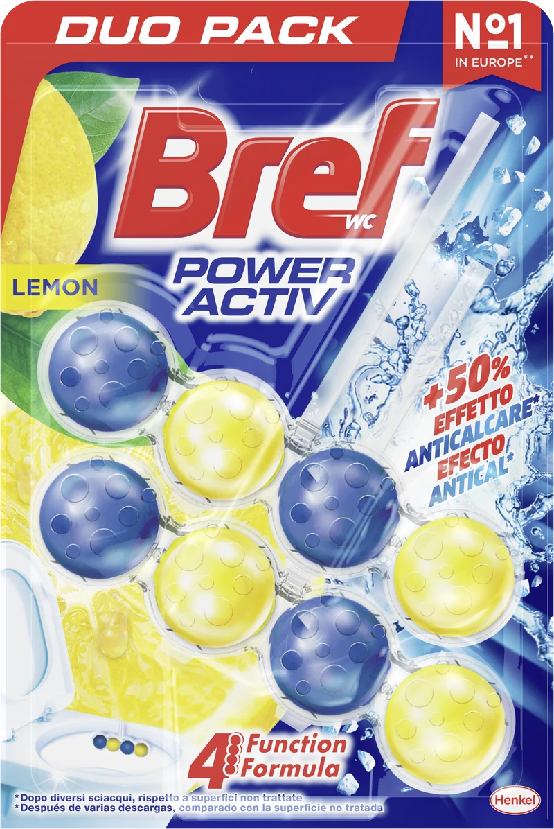 Limpiador wc colgador limón Bref wc act p2 50g