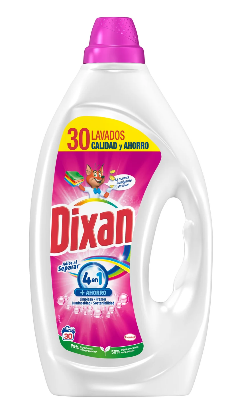 Detergente líquido adios al separar Dixan 30d