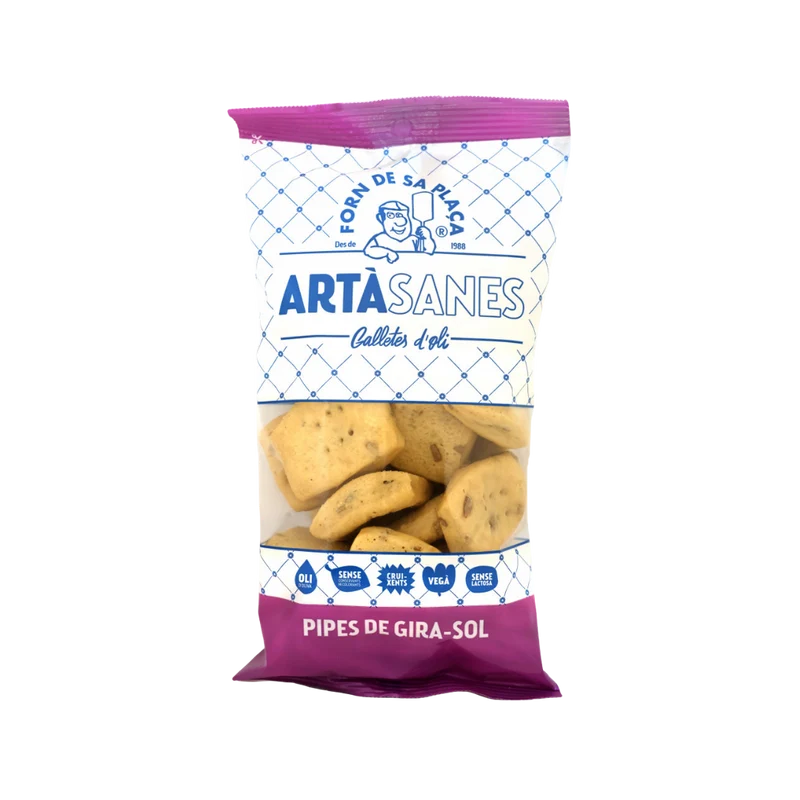 Galletes ARTÀsanes Pipes de Gira-sol