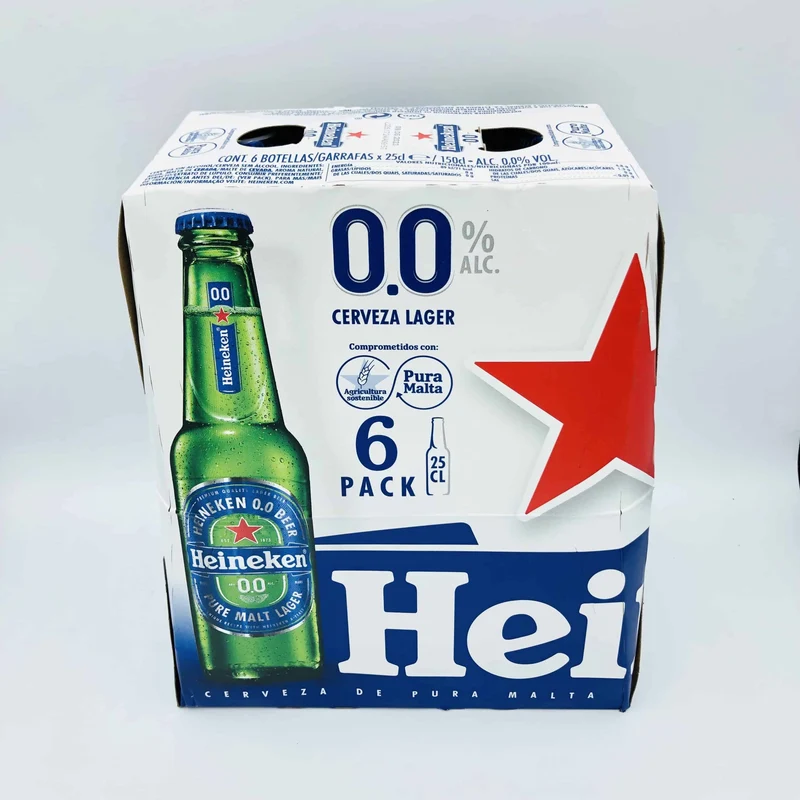 Cerveza Heineken 0,0 Botellín P6