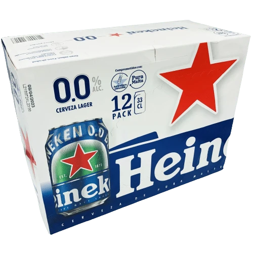 Cerveza Heineken 0,0 12x33cl