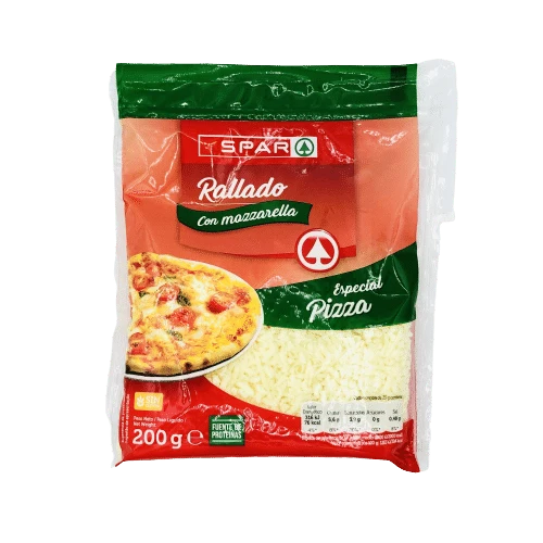 Queso Rallado con Mozzarella SPAR 200g