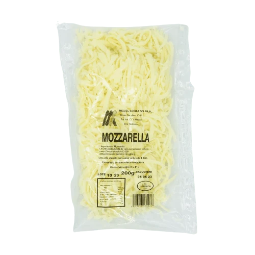 Queso Rallado Mozzarella 200g