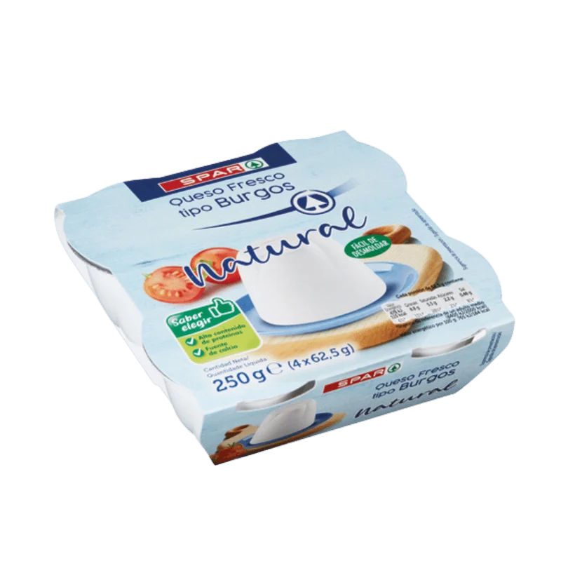 Queso Fresco Tipo Burgos SPAR 4u