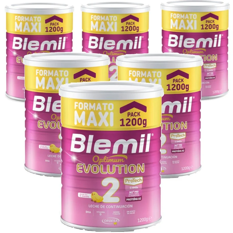 BLEMIL 2 Optimum Evolution Leche de Continuación Maxi Pack 6x1200g