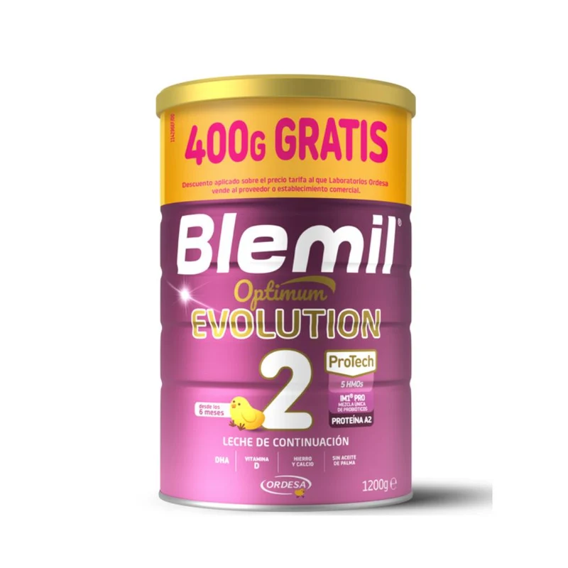BLEMIL 2 Optimum Evolution Leche de Continuación 800g + 400g GRATIS ES
