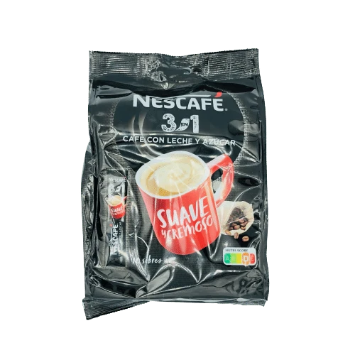 Nescafé Sobres de Café con Leche y Azúcar 10 sobres