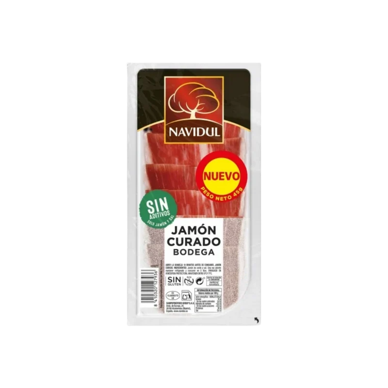 Jamón Curado Navidul 45g