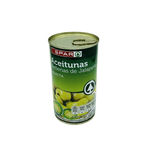 Aceitunas Rellenas de Jalapeños SPAR 350g