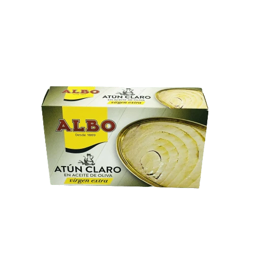 Atún Claro en Aceite de Oliva Virgen Extra Albo 112g