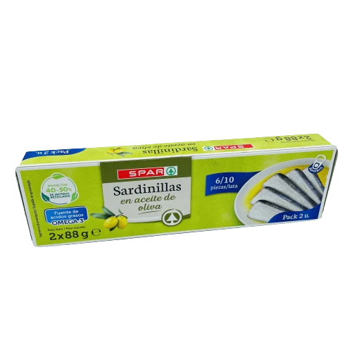 Sardinillas SPAR en Aceite de Oliva P2