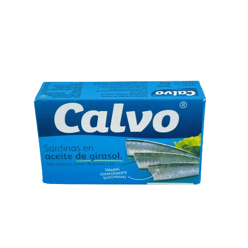 Sardinas Calvo en Aceite de Girasol 120g