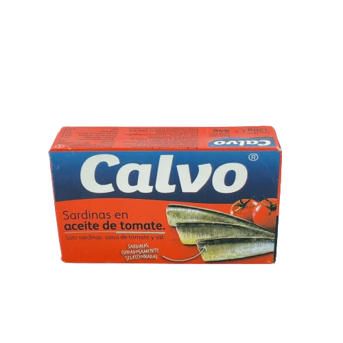 Sardinas Calvo en Aceite de Tomate 120g