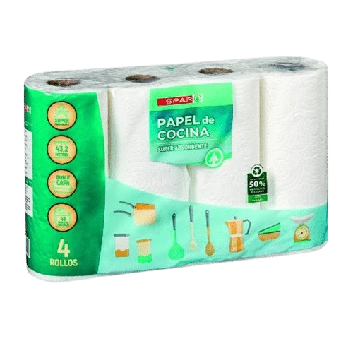 Papel de Cocina SPAR Super Absorbente 4R