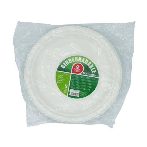 Plato Biodegradable Best 25cm 5u