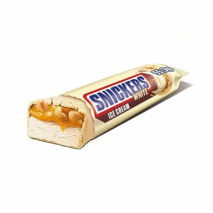 Snickers White Helado