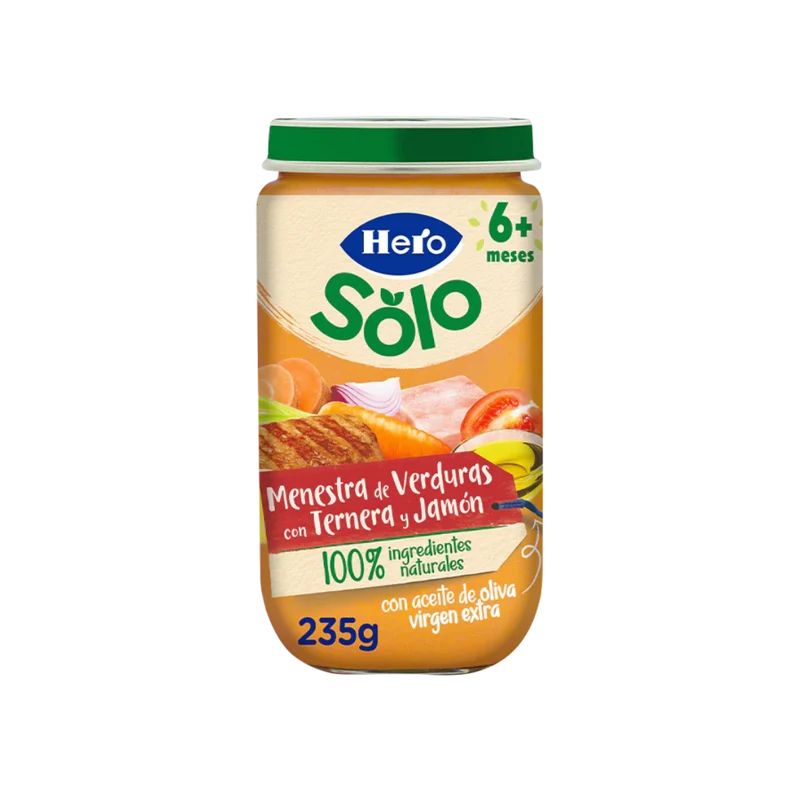 Hero Solo Menestra de Verduras con Ternera y Jamón