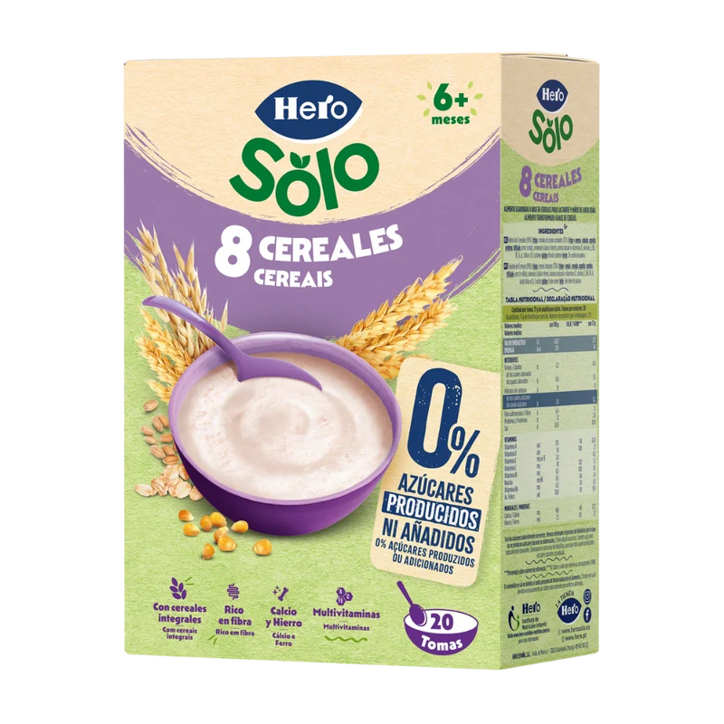 Hero Solo Papilla 8 Cereales