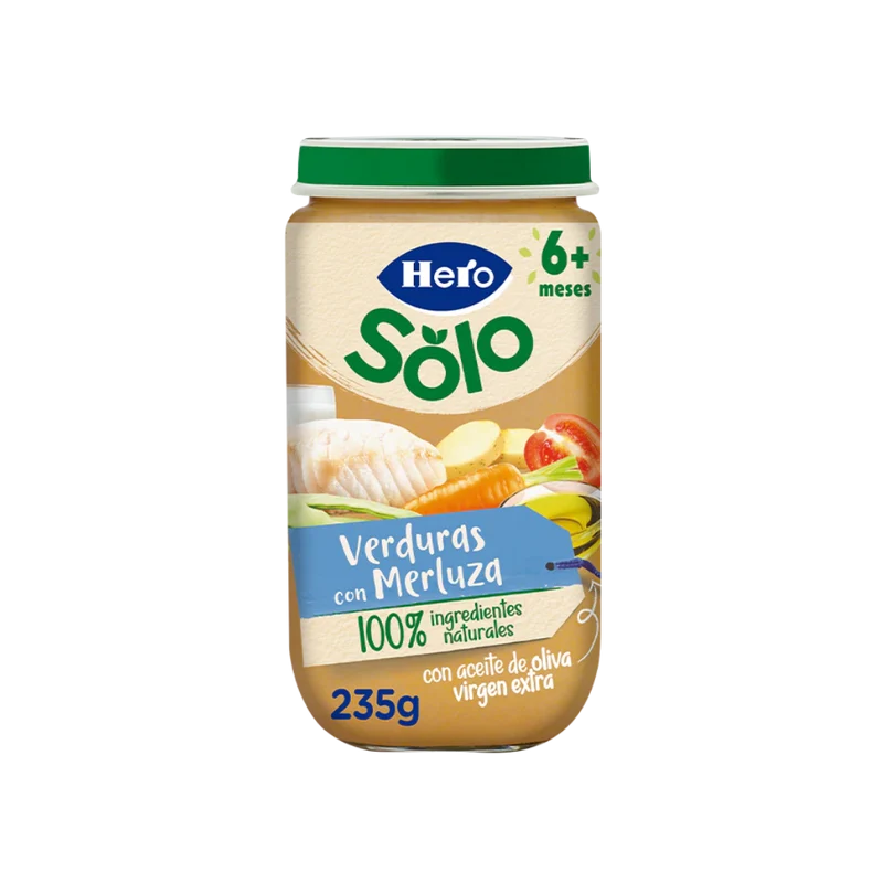Hero Solo Verduritas con Merluza