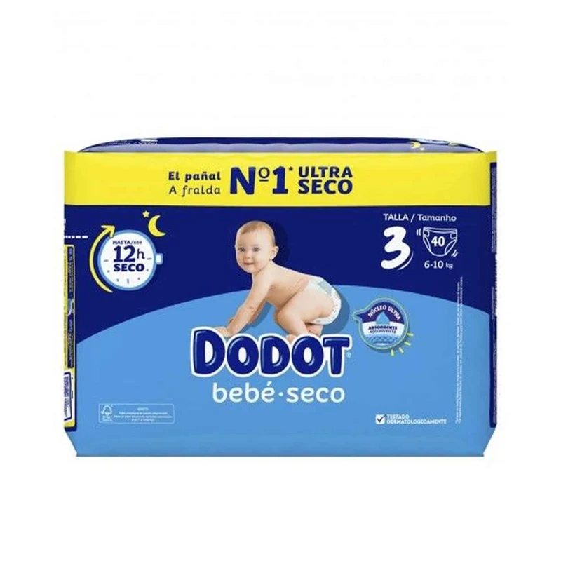 Pañal Dodot Talla 3 40u