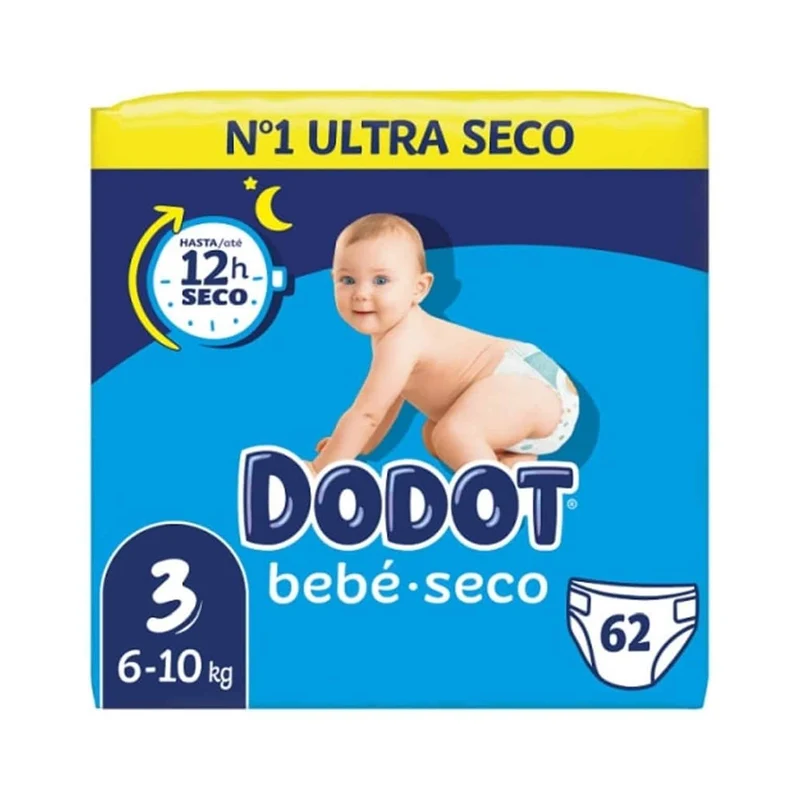 Pañal Dodot Talla 3 62u