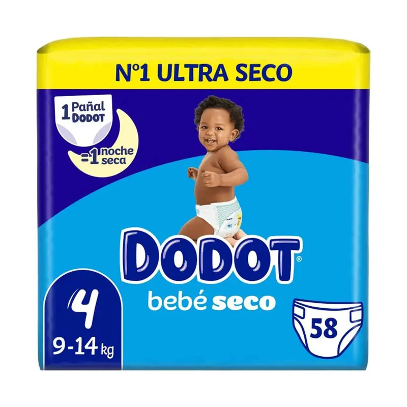 Pañal Dodot Talla 4 58u