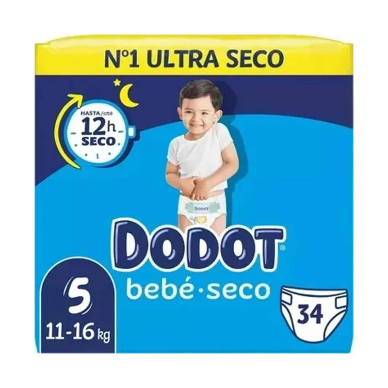 Pañal Dodot Talla 5 34u