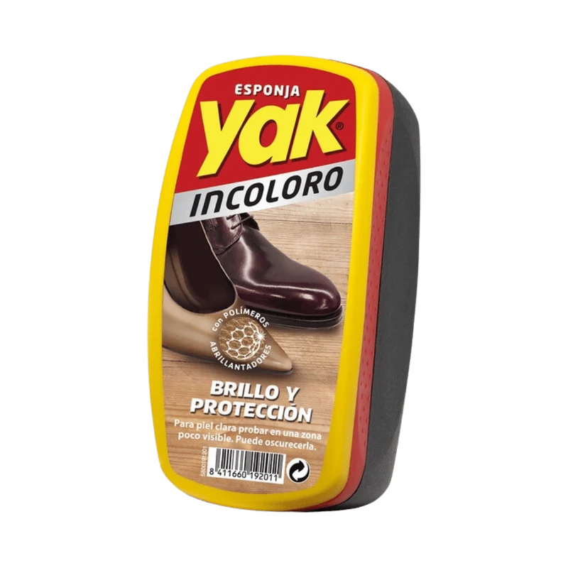 Yak Esponja de Calzado Incoloro