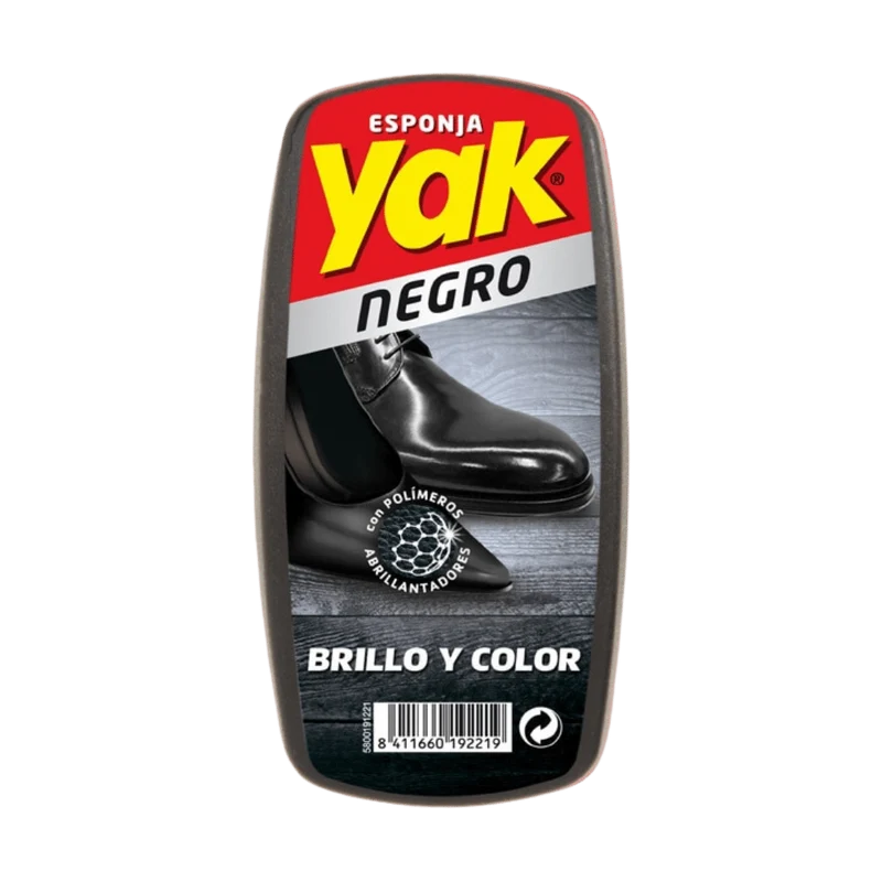Yak Esponja de Calzado Negro