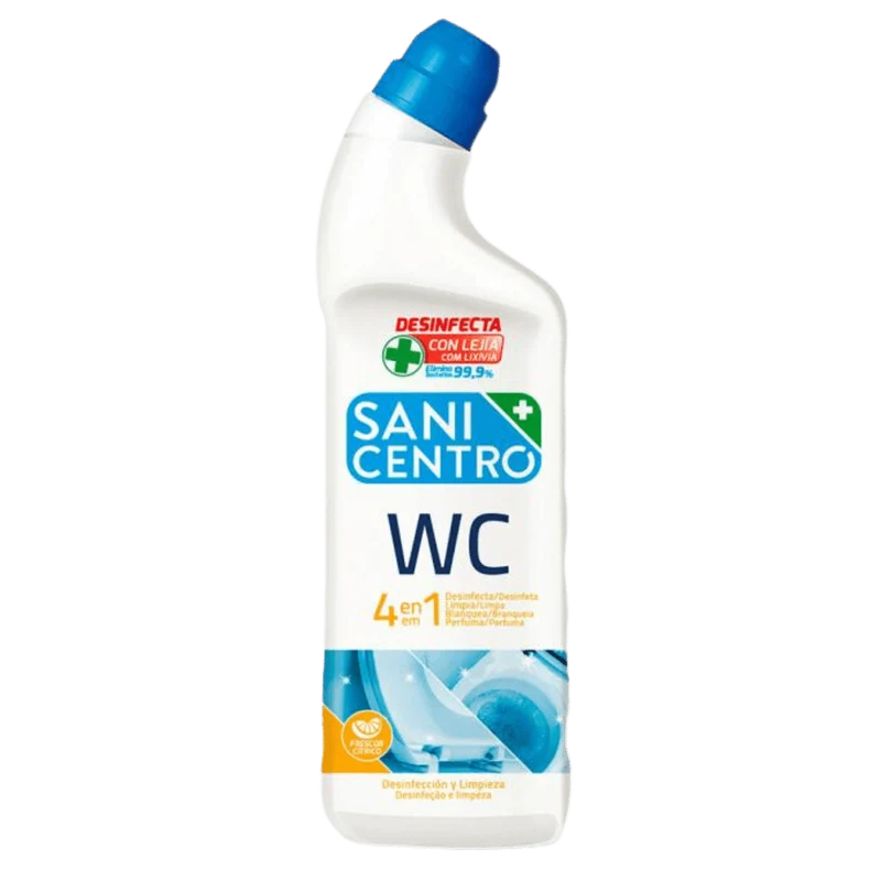 Sanicentro Gel Limpiador WC Desinfectante Frescor Cítrico
