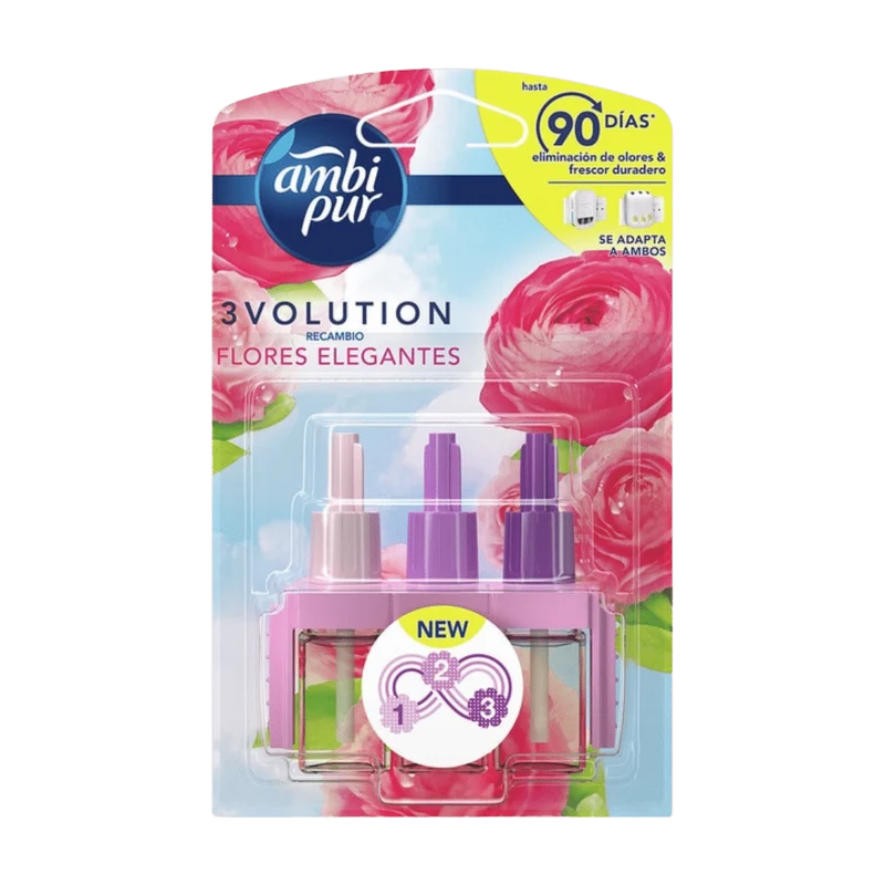 Ambi Pur Eléctrico 3Volution Recambio Flores Elegantes