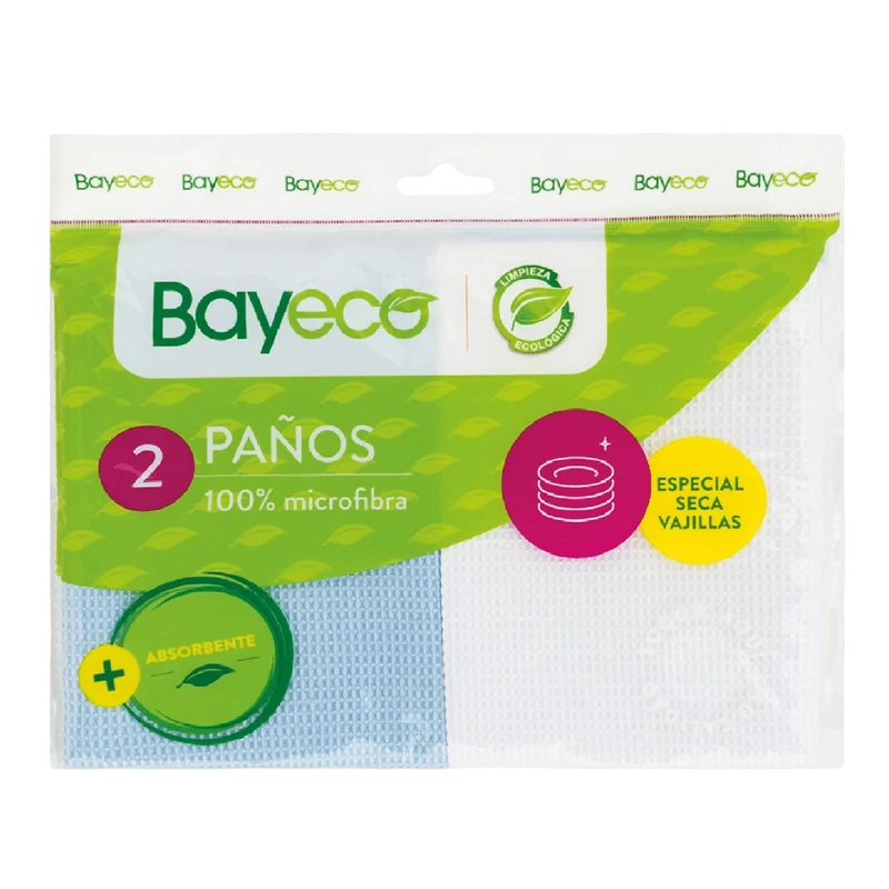 Paño Seca Vajilla Bayeco 2u